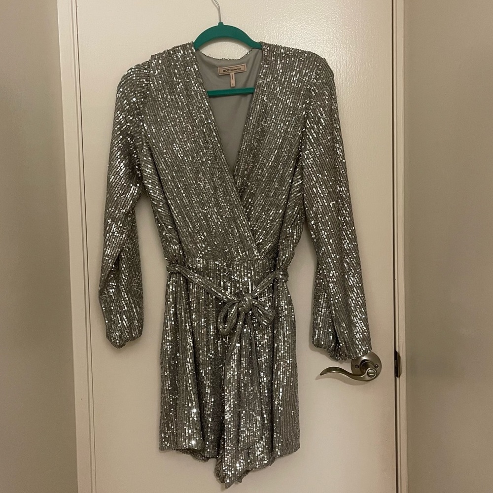 BCBGeneration sequin romper